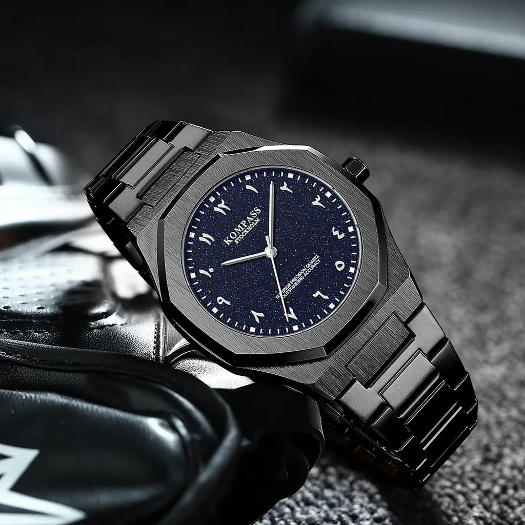 Kompass Star-Dust Arabic Black Blue