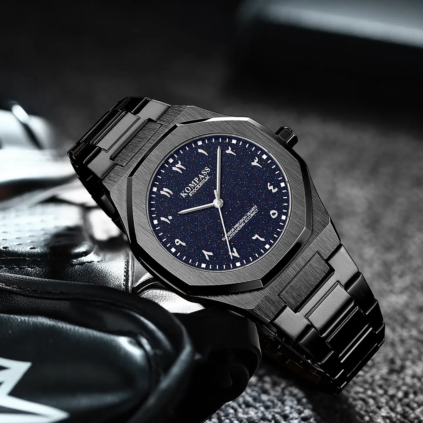 Kompass Star-Dust Arabic Black Blue