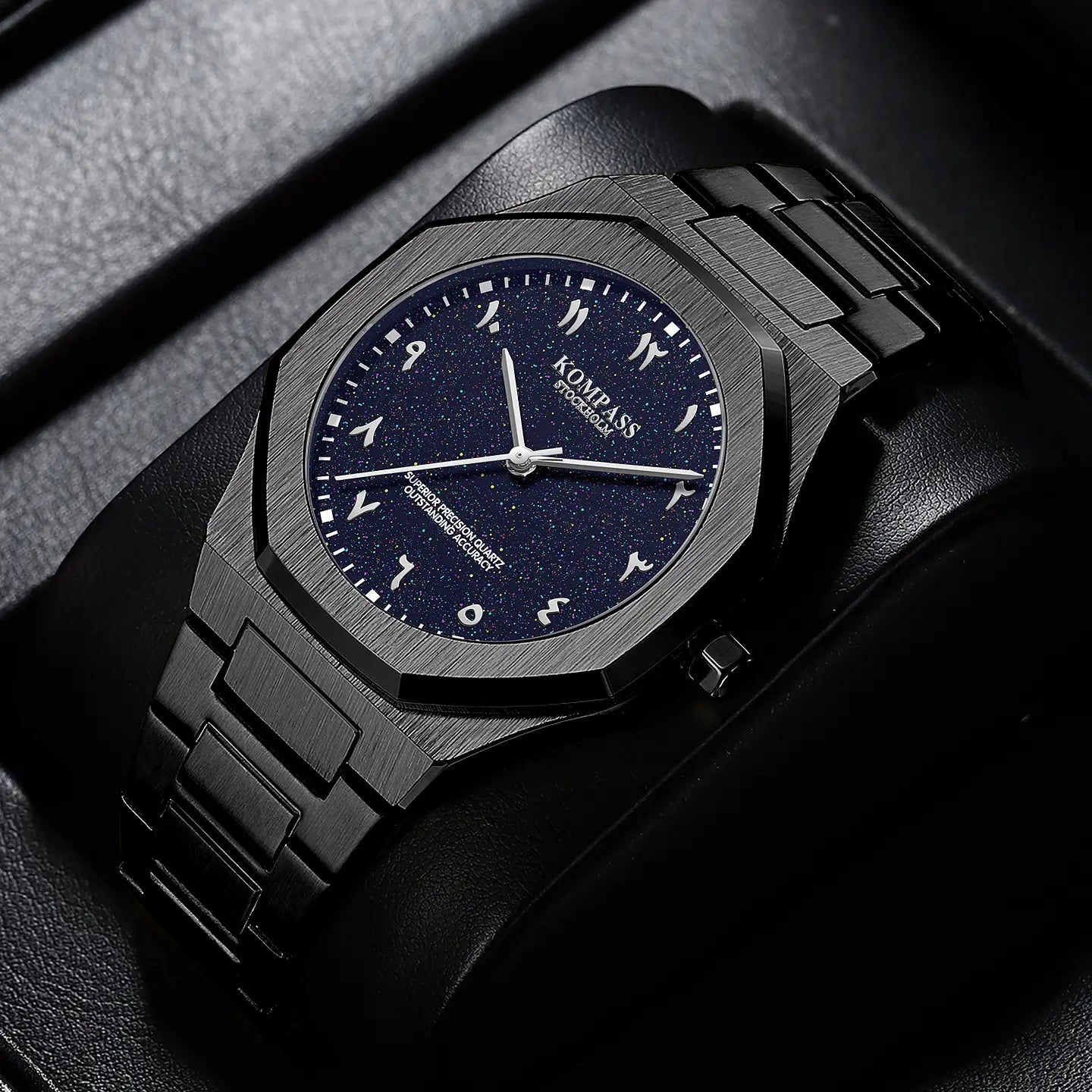 Kompass Star-Dust Arabic Black Blue
