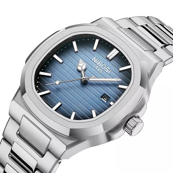 Nibosi Astronaut Silver Blue